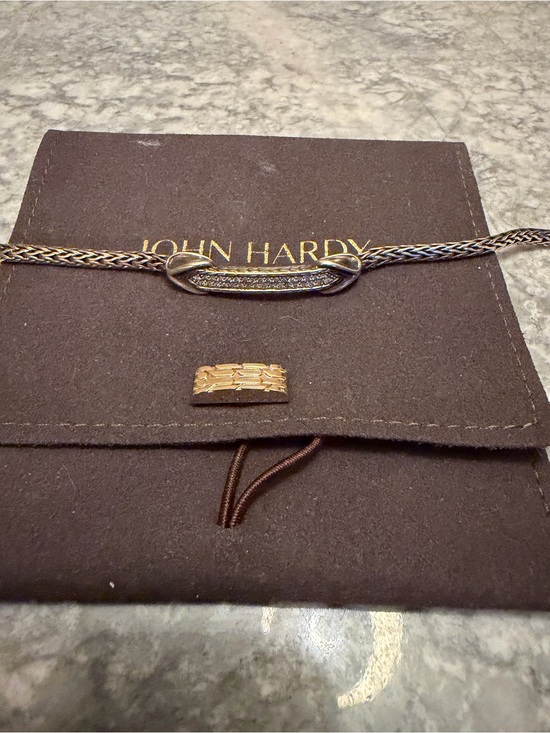 John Hardy Jewelry - Diamond Asli Classic Chain Station Bracelet